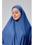 Kadın Iki Parça Namaz Elbisesi Başörtülü Organik Pamuklu Lastikli Kolu Kaymaz Etek Penye Tesettür 5