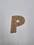 1 Adet Ahşap P Harfi Boyama Okul Dıy Etkinlik Aktivite Sanat 10 cm 1