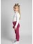 Kız Çocuk Fitilli Kadife Tayt - Fuşya Rahat Kışlık Esnek Leggings 2