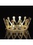 Buğz Rönesans Kostümlü Kraliyet Ortaçağ Altın Gold Kraliçe Prenses Tacı 4