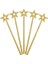 Altın Renk Yıldız Peri Asası Peri Değneği 34 cm 1 Adet 1