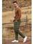 Kışlıkhaki Kargo - Boru Paça, Gabardin, Likralı, Regular 3