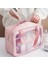 Su Geçirmez Çanta Makyaj Bakım Çantası (Pembe) 2