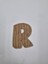 1 Adet Ahşap R Harfi Boyama Okul Dıy Etkinlik Aktivite Sanat 10 cm 1