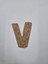 1 Adet Ahşap V Harfi Boyama Okul Dıy Etkinlik Aktivite Sanat 10 cm 1