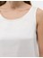 Kadın Beyaz Regular Fit Kolsuz Bluz 50262567-VR013 7