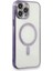 Iphone 13 Pro Max Kılıf Magneticsafe Lazer Silikon - Mor 1