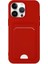 Iphone 14 Pro Kılıf Kelvin Kartvizitli Silikon - Kırmızı 1