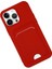 Iphone 14 Pro Kılıf Kelvin Kartvizitli Silikon - Kırmızı 2