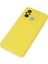 Xiaomi Redmi 12C Kılıf Nano Içi Kadife Silikon - Sarı 4