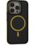 Joko Iphone 14 Pro Max Kılıf Rocky Magsafe Kapak - Siyah-Sarı 1