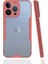 Iphone 13 Pro Kılıf Platin Silikon - Pembe 1