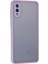 Samsung Galaxy A02 Kılıf Montreal Silikon Kapak - Mor 3