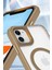 Iphone 12 Kılıf Enka Magsafe Silikon Kılıf - Desert 3
