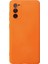 Samsung Galaxy S20 Fe Kılıf Nano Içi Kadife Silikon - Turuncu 1