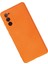 Samsung Galaxy S20 Fe Kılıf Nano Içi Kadife Silikon - Turuncu 3