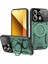 Xiaomi Redmi Note 13 4g Kılıf Joy Lens Standlı Kapak - Koyu Yeşil 1