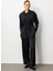 Klasik Yaka Düz Siyah Kadın Tunik M1MZ1030210166 1