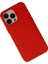 Iphone 14 Pro Kılıf Nano Içi Kadife Silikon - Kırmızı 2