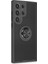 Samsung Galaxy S23 Ultra Kılıf Montreal Yüzüklü Silikon Kapak - Siyah 2
