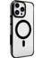 Joko Iphone 15 Pro Gleam Pc Sert Magsafe Kılıf - Şeffaf-Siyah 1