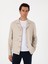 Erkek Bej Slim Fit %100 Keten Mont 50300082-VR011 1