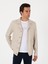 Erkek Bej Slim Fit %100 Keten Mont 50300082-VR011 3