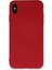 Iphone x Kılıf Nano Içi Kadife Silikon - Kırmızı 1