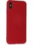 Iphone x Kılıf Nano Içi Kadife Silikon - Kırmızı 3