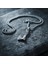 Güç Sembolü - Viking Balta Gümüş Kaplama Örme Zincir Kolye 5