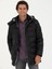 Erkek Siyah Kapüşonlu Kaz Tüyü Mont 50273107-VR046 3