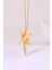 925 Ayar Gümüş Zincirli Altın Kaplama “Fairy Dust” Kolye 2