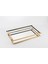 Gold Mat Siyah Aynalı Tepsi 43X26X5 cm 1