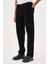 Jeans Erkek Siyah Baggy Kesim Esnek Likralı Gabardin Pantolon 3
