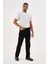 Jeans Erkek Siyah Baggy Kesim Esnek Likralı Gabardin Pantolon 5