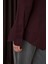 Yırtmaç Detaylı Gömlek Bordo 4