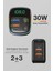 Pd 30W Hızlı Şarj & Rgb LED Işıklı Araç Fm Transmitter | 6 Multi-Port | 5V 3.1A USB | 1m Kablolu 8