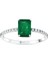 0.07 Karat Zümrüt Taşlı Pırlanta Yüzük 1