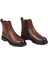 Kadın Taba Fermuarlı Deri Bot 6