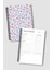 Günlük Planlayıcı A5 Defter, Notlar, Yapılacaklar, Esnek Karton Kapaklı, 100 Günlük, Pembe Çiçekli 5