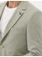Erkek Açık Yeşil Ekstra Slim Fit Keten Karışımlı Blazer Ceket 50264619-VR092 7