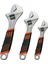 3’lü Ayarlı Ingiliz Anahtarı-Kurbağacık Seti – 8", 10" ve 12" Boy, Kaymaz Saplı, Profesyonel El Aleti 3