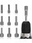 Somun Sökücü Lokma Seti 1/4"vidalı Metrik Adaptör Matkap Ucu 5 Ila 13MM Altıgen Şaft 9 Parça 3