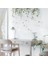 Duvar Çıkartması, 2 Adet Yeşil Bitki Duvar Çıkartması, 30 x 90 cm Kelebek Duvar Kağıdı, Çocuk Odası Bebek Odası Oturma Odası Ofis ve Sınıflar Için Yapıştır Çıkar Duvar Dekoru 1