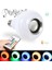 Bluetooth Hoparlör Özellikli Lamba, Müzik Çalar Işık, Kumandalı 16 Farklı Renk Rgb Işıklı E27 LED Ampul 2