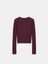 32319 Modal Karışımlı Uzun Kollu Top-Bordo 7