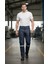 Süper Likralı Kot Iş Pantolonu | Reflektörlü, Çok Cepli, Dayanıklı Denim Işçi Pantolonu 7