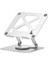 Taşınabilir Katlanabilir Folding Alüminyum Notebook Stand Alüminyum Ayarlanabilir Açı ve Katlanabilir Portatif Rahat Kullanım 11 Inç 17 Inç Dizüstü Bilgisayar ve Laptop Stant | X2 2