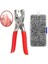 Metal 200 Pcs Çıtçıt ve Pense Seti Makinesi Bebek Elbise Çıtçıt Montaj Seti 1