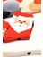 Unisex 1 Çift Noel Çorabı Yeni Yılbaşı Noel Baba Desenli Uzun Soket Çorap Kırmızı 4
